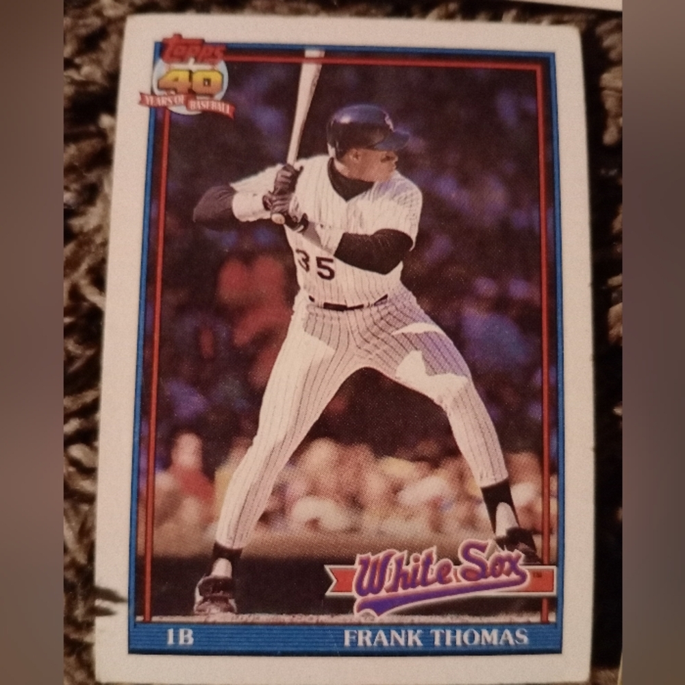(Set of 12) Topps Frank Thomas Baseball Card 1990